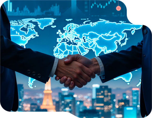 Handshake with global map